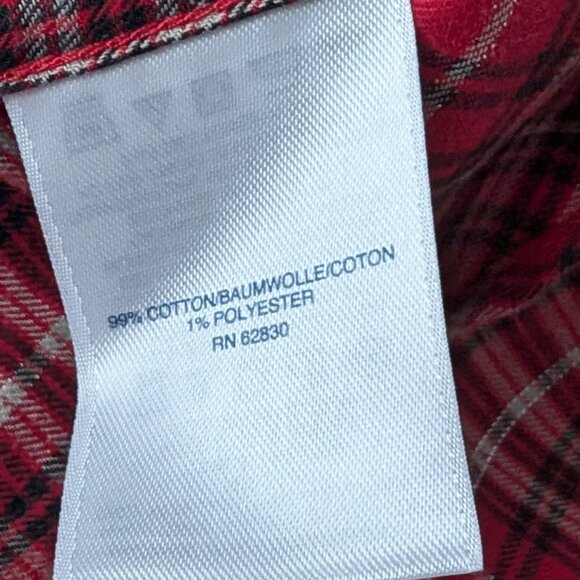 NWOT Lands End Tunic red/silver 16 Tall (16T) - Picture 5 of 7